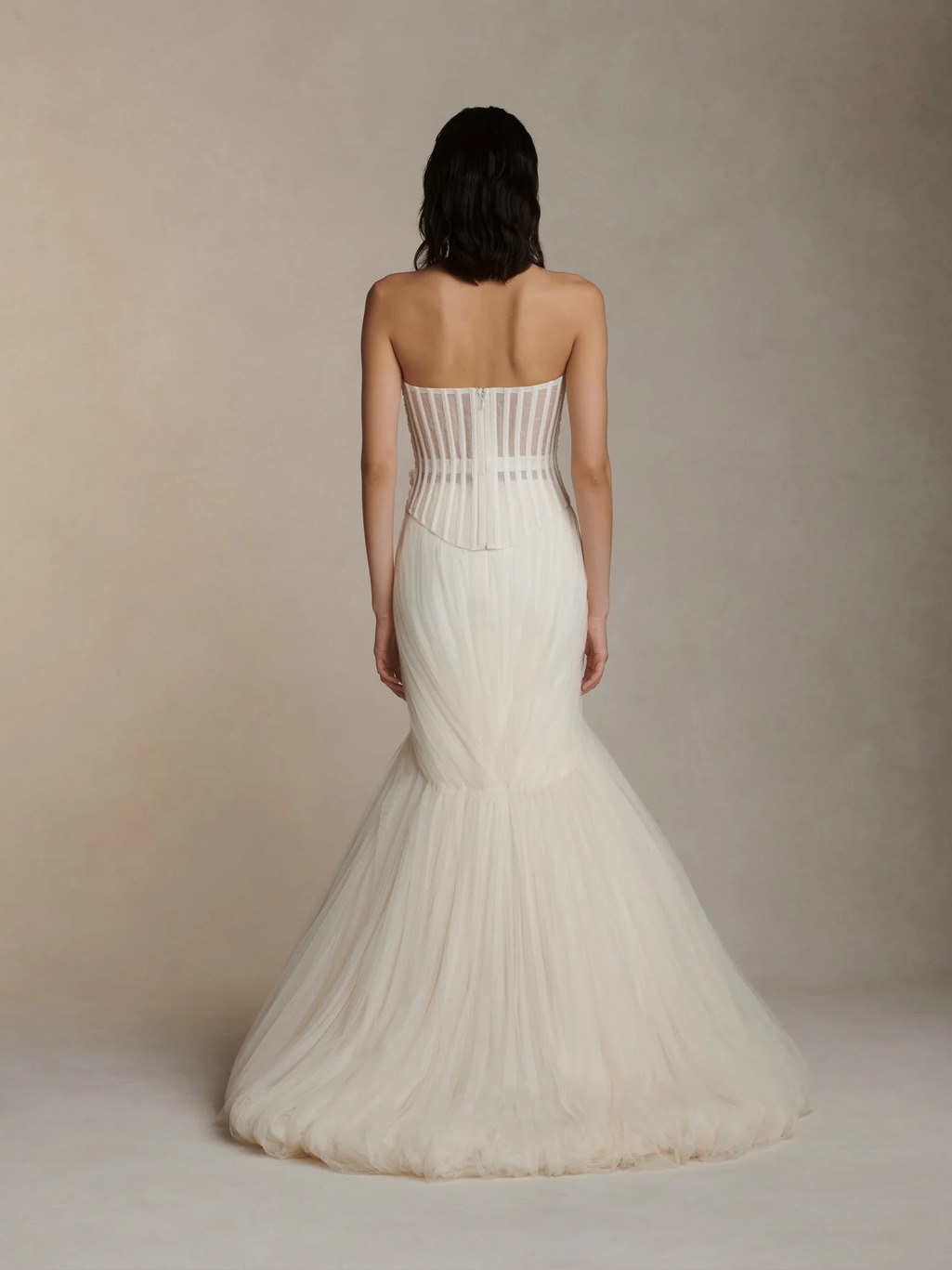 Nwt Danielle Frankel Milo Bustier In Pearl — image 3 of 4